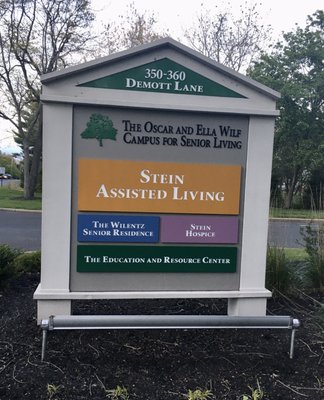 Entrance Sign on Demott Lane