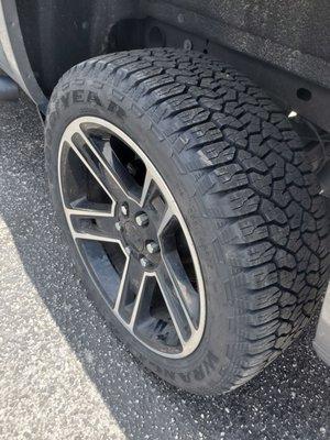 My new tires! Thanks Levy tires!