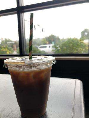 Iced coffee.