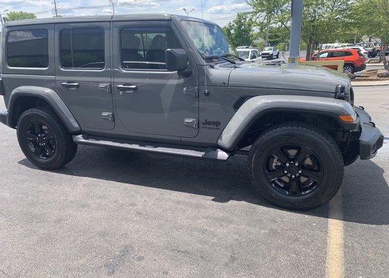 2021 Jeep Altitude. Gorgeous truck!