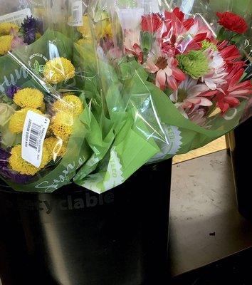 Fresh cut flowers are often available at very good values compared to florist prices. Selection is limited, however.