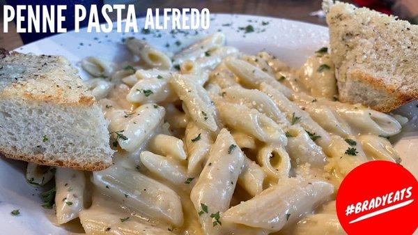 Rich & creamy pasta Alfredo #BradyEats