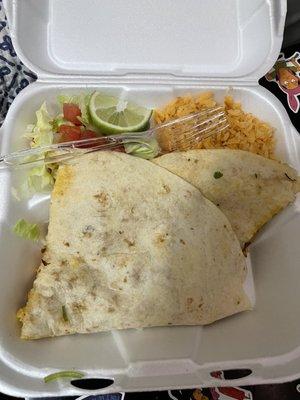 Chicken quesadilla