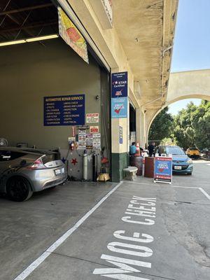 Smog check at Reyes. Great service as always.