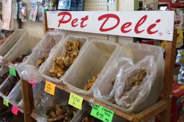 Treat your pet to a little something, something from the Pet Deli.