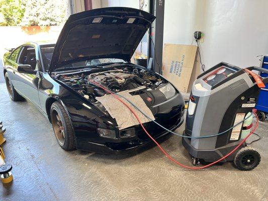 Nissan 300ZX Turbo A/C Service