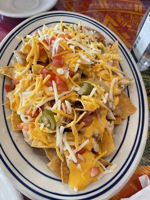 Chicken Nachos con Pollo