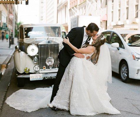 The "Gatsby" Rolls Royce was the perfect edition to our Gatsby wedding at The Drake on 6.23.18!