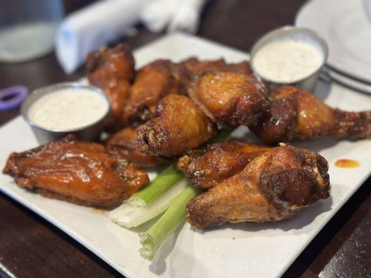 The wings! Half buffalo, half Thai chili