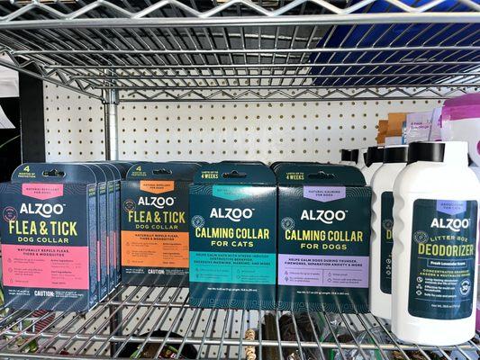 Alzoo Flea & Tick Collars & Calming Collars, Litter Box Deodorizer