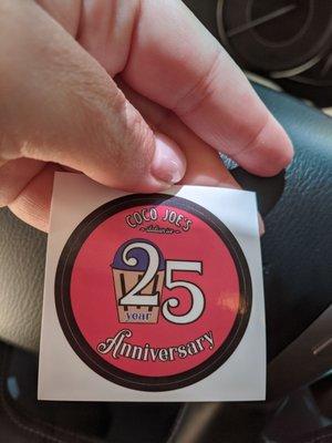 25 years of business