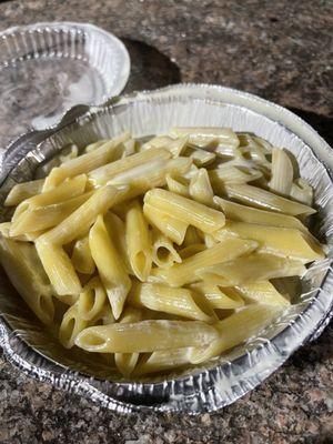 This is not Mac and cheese. This is pasta with Alfredo sauce