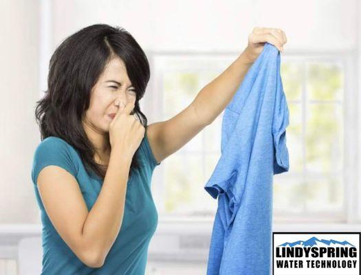 Does your laundry have a weird smell. we can help. Give us a call for a free water test.