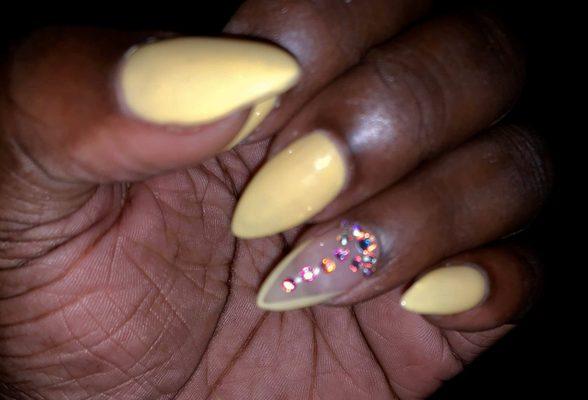 Nails they removed and replaced with that mess ‍