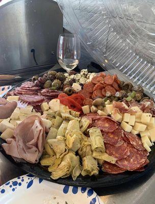 Large Antipasto platter.