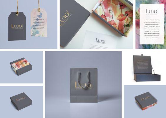 LUJO Artist Inspired Luxury - Clothing Branding project for Colorado luxury start-up