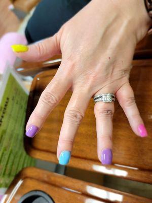 Easter egg nails