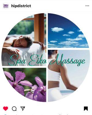 Spa Eiko Massage 
1276 South Coast Highway #F Laguna Beach
Reservation (949)627-1581