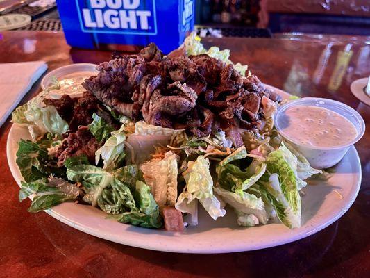 Smoked Tri-Tip salad - great!