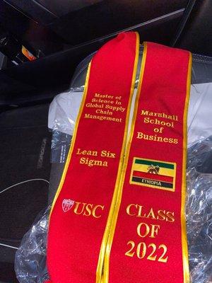 Customized sash