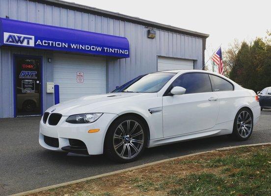 Action Window Tinting did an incredible tint job on my BMW M3. Definitely would recommend them to anyone. The best in the area by far.