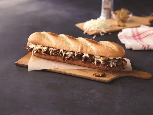 Steak & Cheese Sub - Steak, mushrooms, mayo and pizza cheese