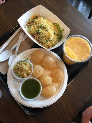 Pani puri & Samosa chaat