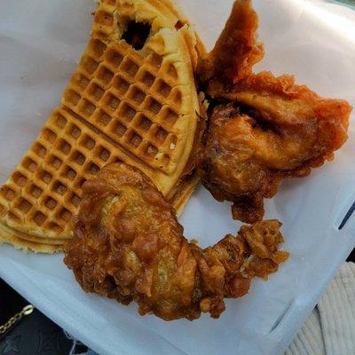 Chicken and waffles