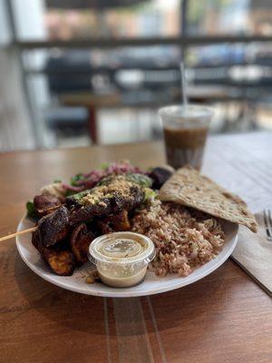 Steak Kabob + Sesame Rice