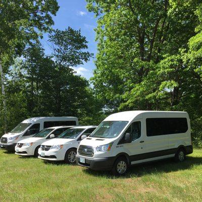 14 Passenger Vans and 6 Passenger Vans