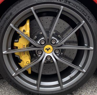 #Ferrari #LNT Repair your rims at LNT Service We also offer Certified Cerakote & Powder Coating