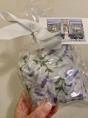 Three lavender sachets inside!