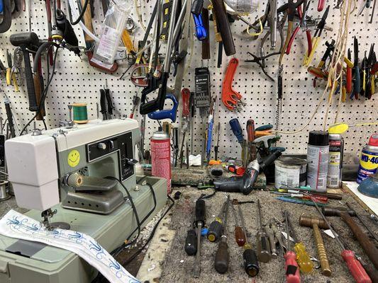 Parisi's sewing bench