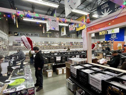 Stacks upon stacks of vinyl