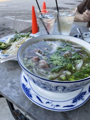 Sliced Rare Beef Pho