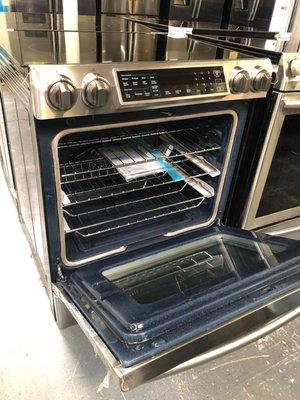 Samsung slide in induction electric stoves