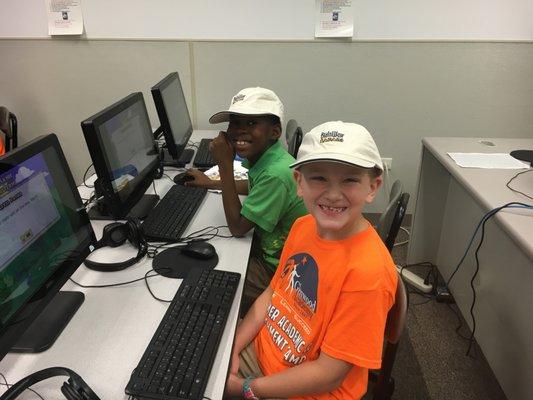 Students at Glenwood Academy, Glenwood, IL.