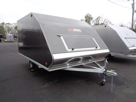 2023 Sno Pro Hybrid Snowmobile Trailers in stock now.