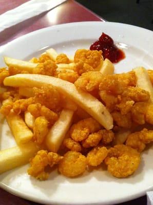 Child's popcorn shrimp