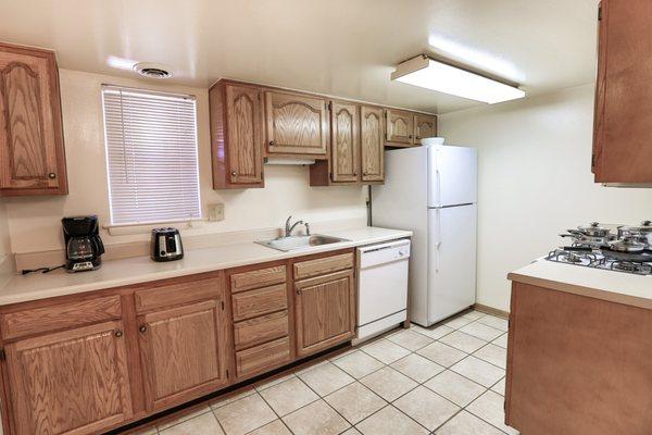 Updated Kitchen with Oak Cabinetry