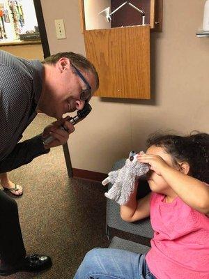 Dr. Kasanoff treats the whole family - even her pet sloth