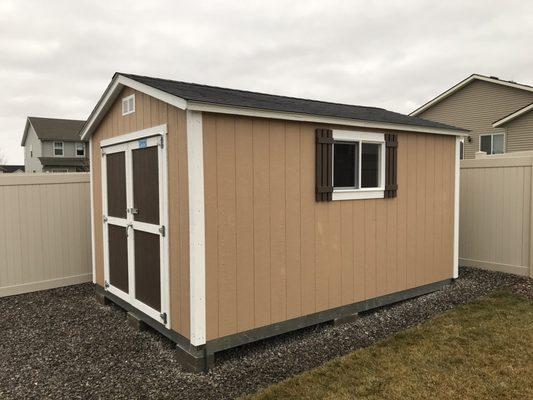 Finished shed