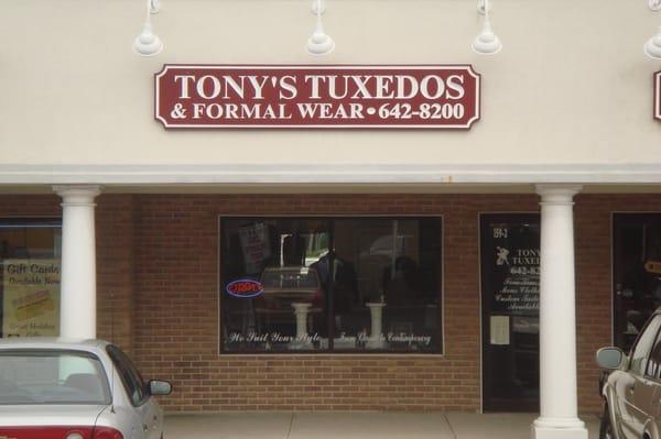 Tony's Tuxedos Home of