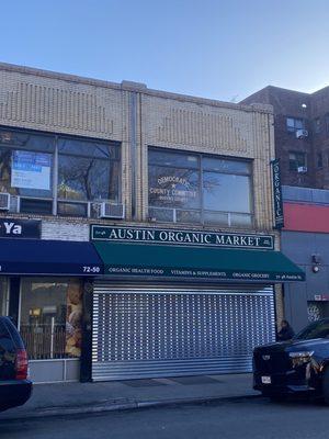 Organic Health Food store at Forest Hills NY