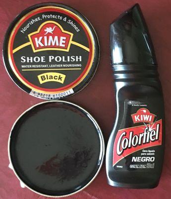 These shoe polishes cost me $1 each at Q Bargain. The same polish was $8.95 each next door at the pharmacy.