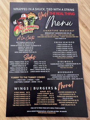 Menu front (11/2/22)