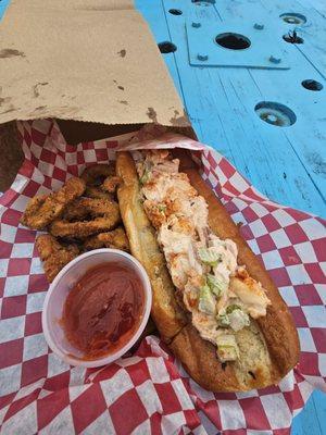 Lobster Roll with Calamari