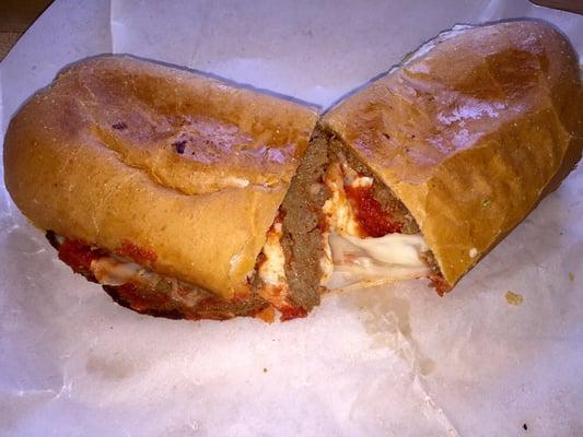 "1/2 size" meatball grinder - Good stuff :)