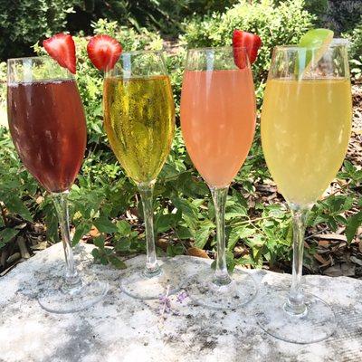 An assortment of Mimosas