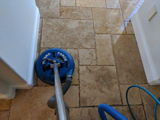 Travertine Floor Cleaning